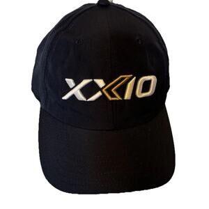 Xxio Golf Hat Black Silver Gold Baseball Cap Adjustable